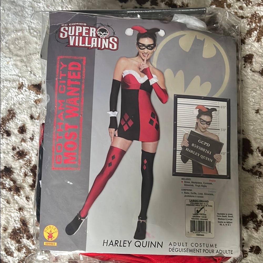 DC Comics Harley Quinn Super Villains Costume